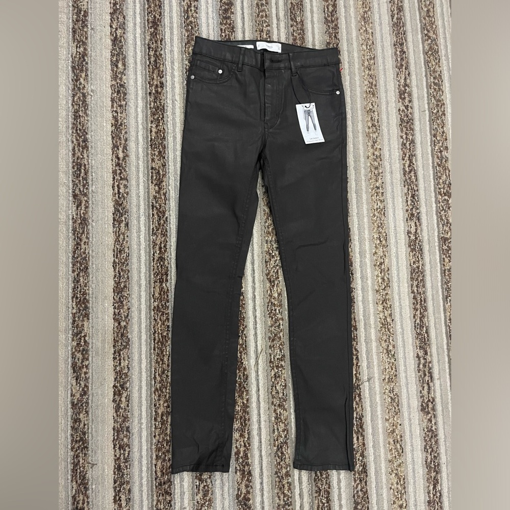 MNG ISA Women's Black Skinny Jeans